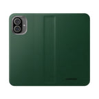 Leather Flip Phone Case with Card Slots — Slim Magnetic Wallet Cover