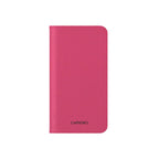 Pink Leather Flip Phone Case with Card Slots — Magnetic Wallet Cover