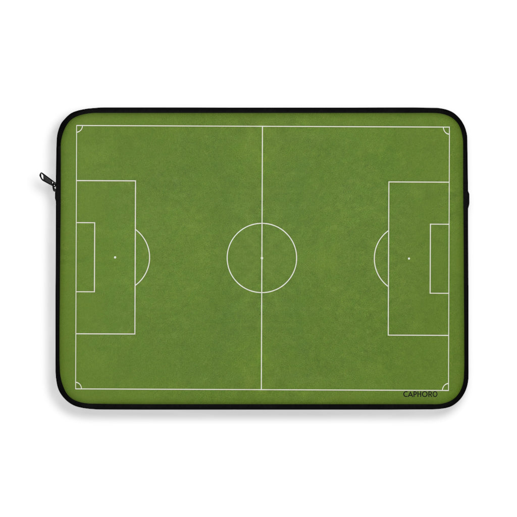 Soccer Field Laptop Sleeve – Green Football Pitch Protective Case