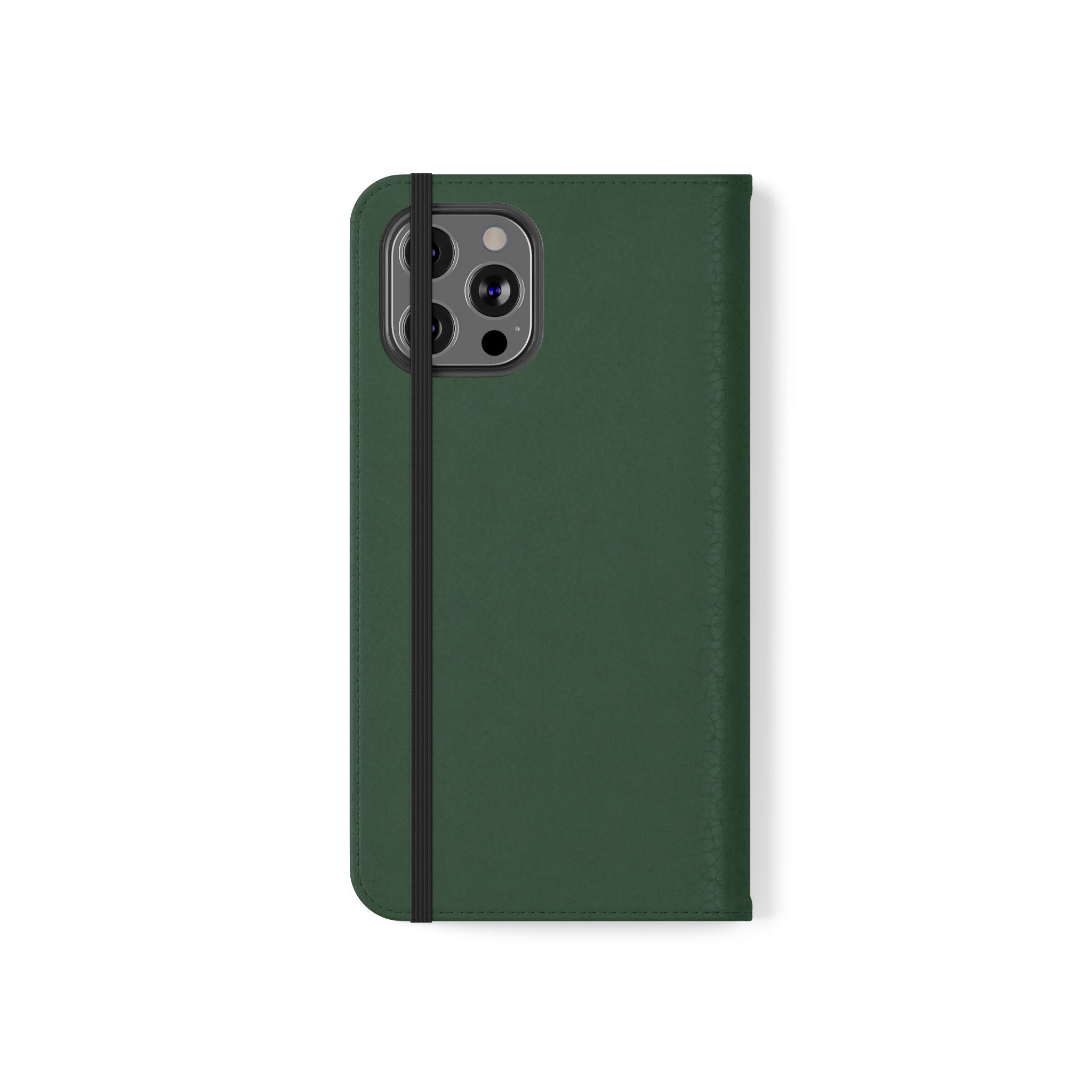 Leather Flip Phone Case with Card Slots — Slim Magnetic Wallet Cover