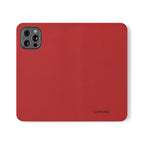 Leather Flip Phone Case with Card Slots — Magnetic Wallet Cover