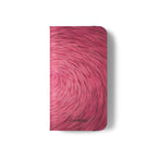 Pink Swirl Fur Flip Phone Case