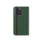 Leather Flip Phone Case with Card Slots — Slim Magnetic Wallet Cover