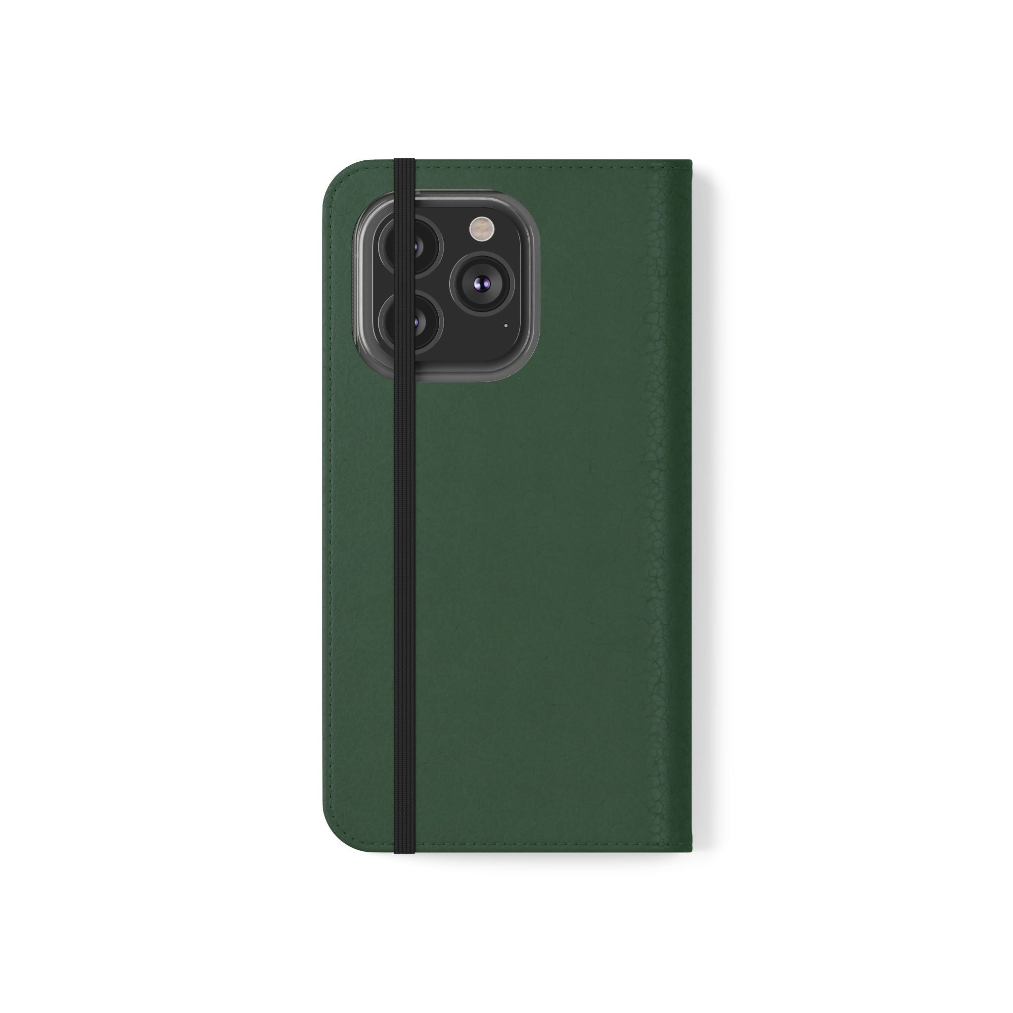 Leather Flip Phone Case with Card Slots — Slim Magnetic Wallet Cover