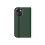 Leather Flip Phone Case with Card Slots — Slim Magnetic Wallet Cover