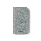 Marbled Teal Flip Phone Case — Textured Wallet Cover with Card Slots