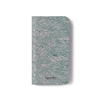 Marbled Teal Flip Phone Case — Textured Wallet Cover with Card Slots