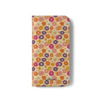Retro Floral Flip Phone Case — Wallet Flip Case with Card Slots