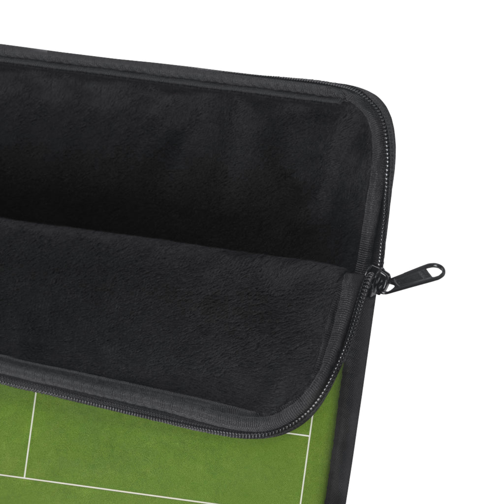Soccer Field Laptop Sleeve – Green Football Pitch Protective Case