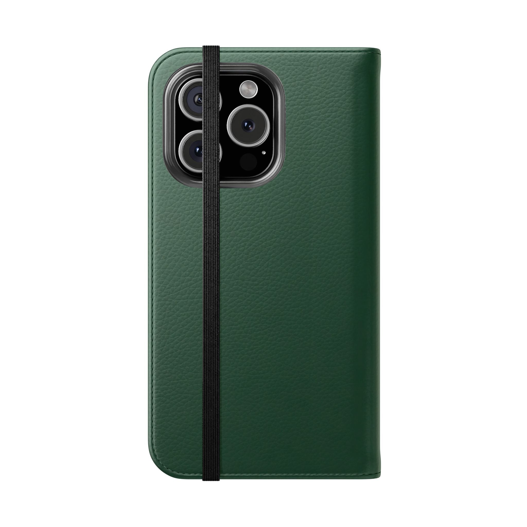 Leather Flip Phone Case with Card Slots — Slim Magnetic Wallet Cover