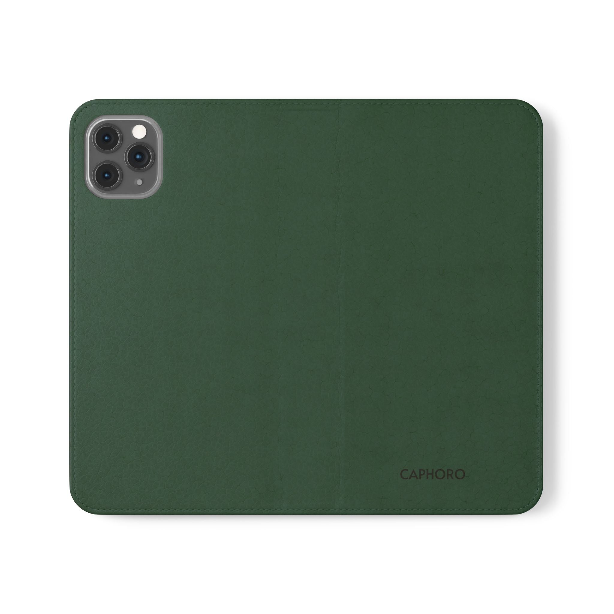 Leather Flip Phone Case with Card Slots — Slim Magnetic Wallet Cover