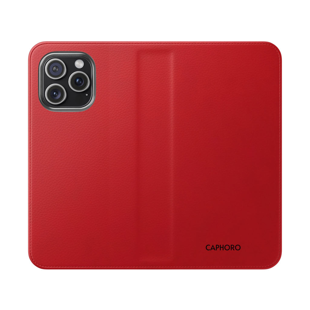 Leather Flip Phone Case with Card Slots — Magnetic Wallet Cover