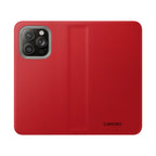 Leather Flip Phone Case with Card Slots — Magnetic Wallet Cover