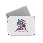 Patriotic America Laptop Sleeve – 'America: Land of the Free' Statue of Liberty Design