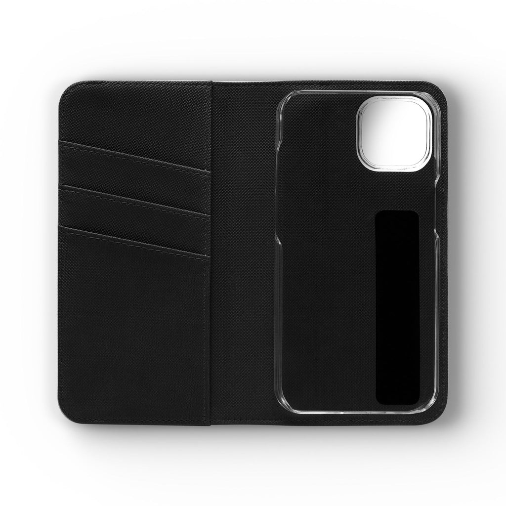 Leather Flip Phone Case with Card Slots — Magnetic Wallet Cover