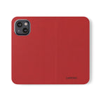 Leather Flip Phone Case with Card Slots — Magnetic Wallet Cover