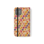 Retro Floral Flip Phone Case — Wallet Flip Case with Card Slots