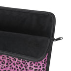 Pink Leopard Laptop Sleeve — Protective Animal Print Case for 13"-15" Laptops