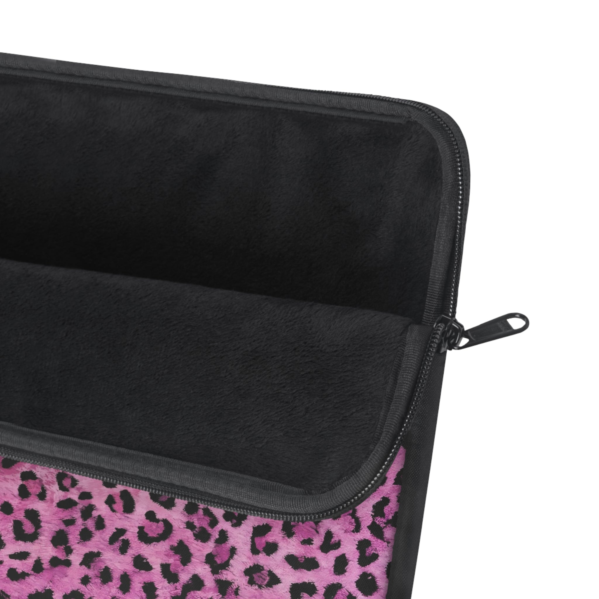 Pink Leopard Laptop Sleeve — Protective Animal Print Case for 13"-15" Laptops