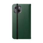 Leather Flip Phone Case with Card Slots — Slim Magnetic Wallet Cover