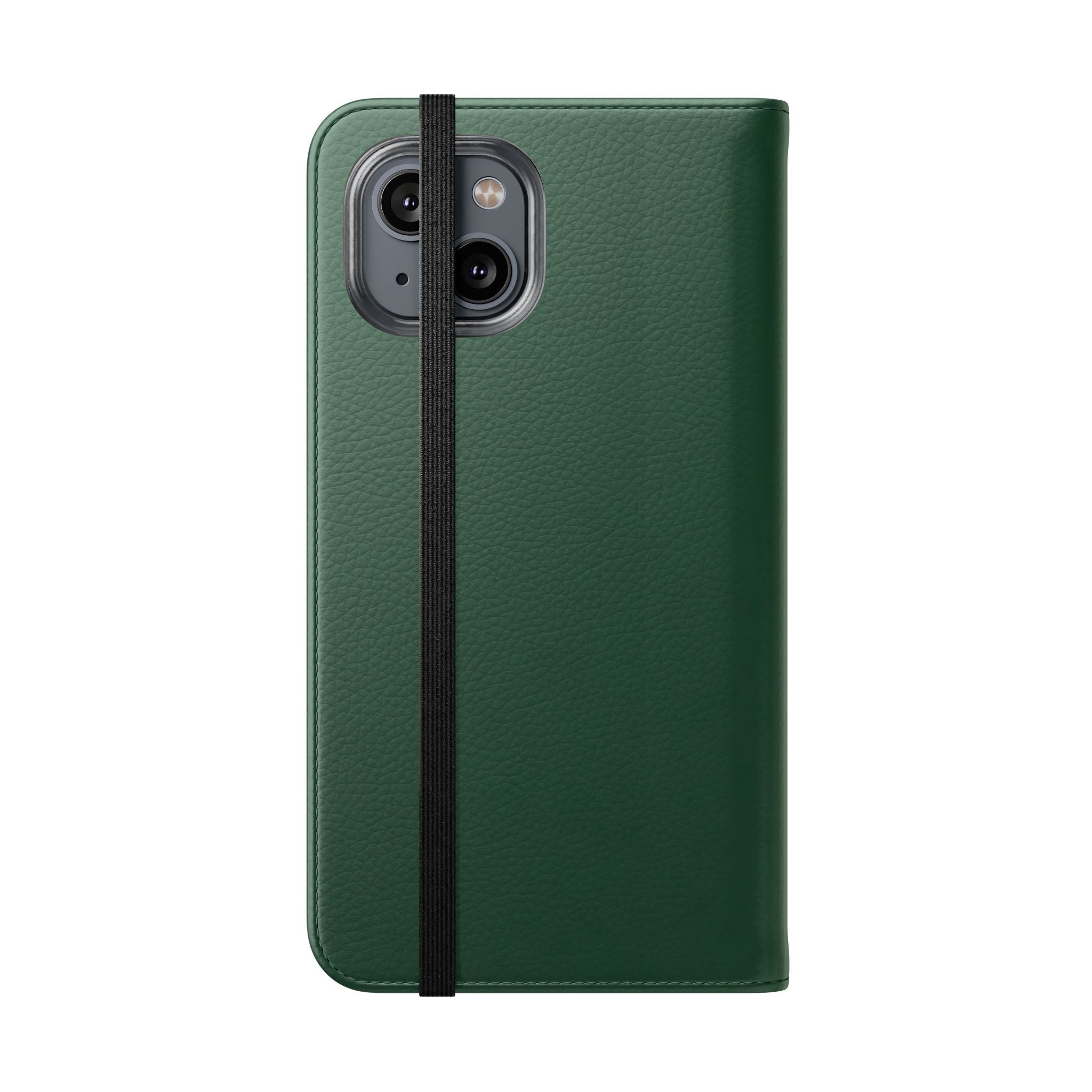 Leather Flip Phone Case with Card Slots — Slim Magnetic Wallet Cover