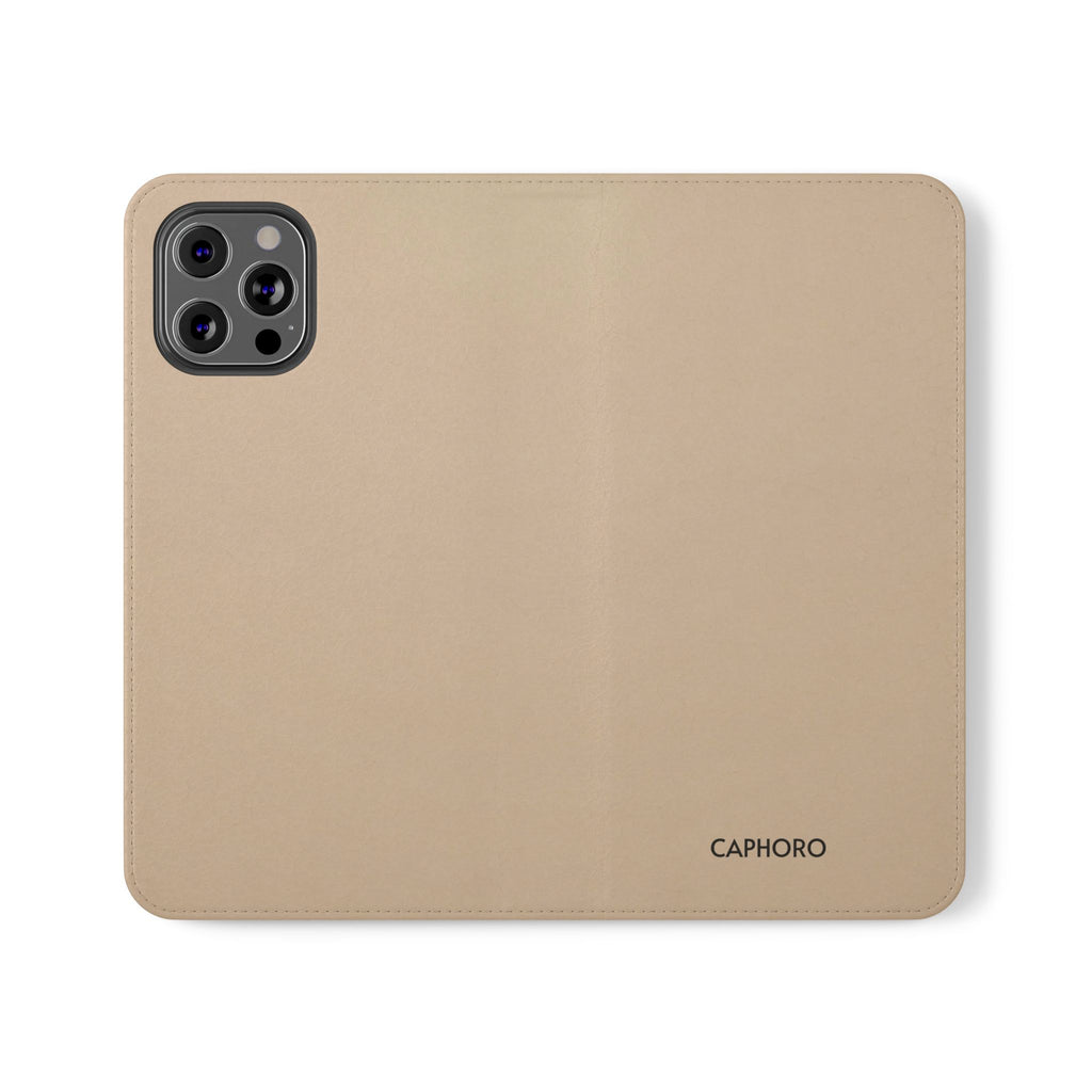 Leather Flip Phone Case with Card Slots — Magnetic Folio Wallet Case