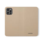 Leather Flip Phone Case with Card Slots — Magnetic Folio Wallet Case