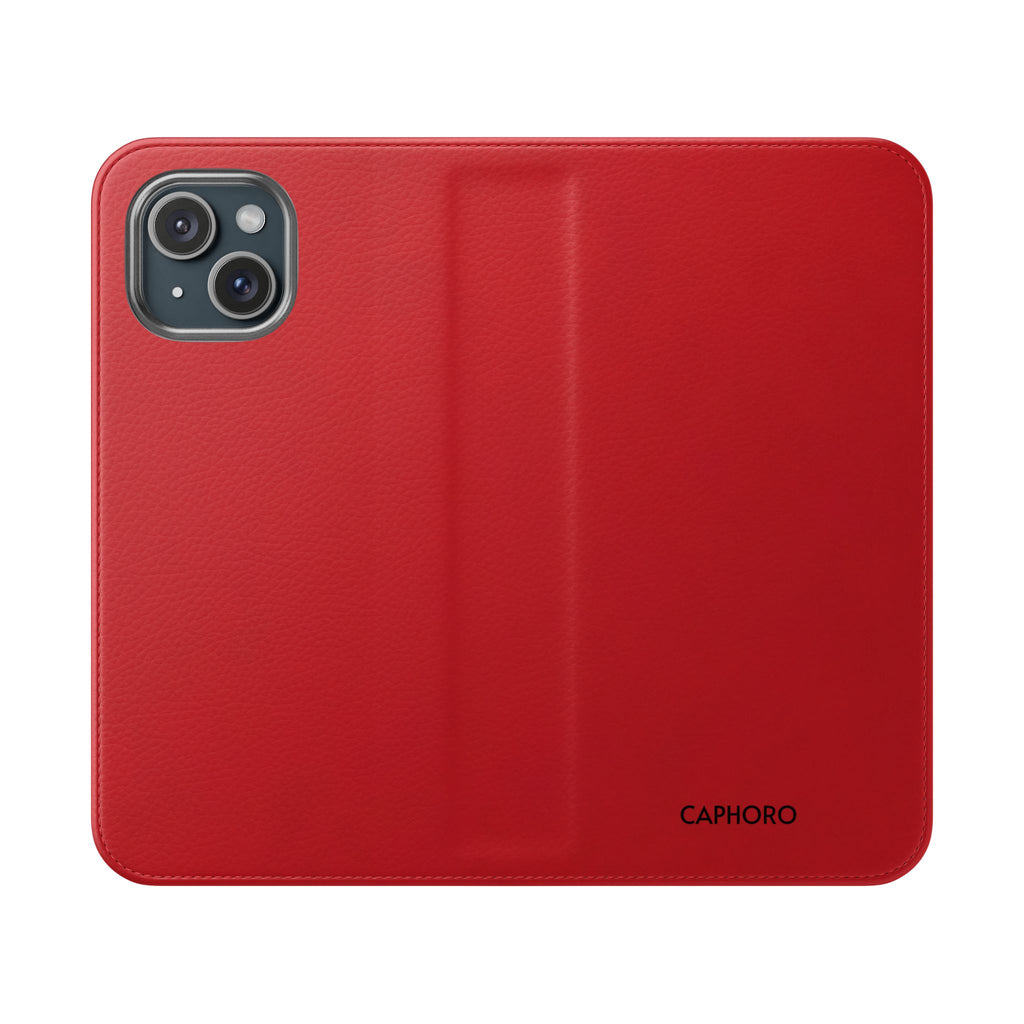 Leather Flip Phone Case with Card Slots — Magnetic Wallet Cover