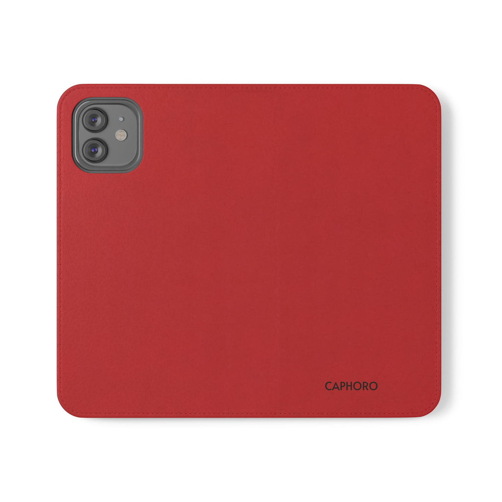 Leather Flip Phone Case with Card Slots — Magnetic Wallet Cover