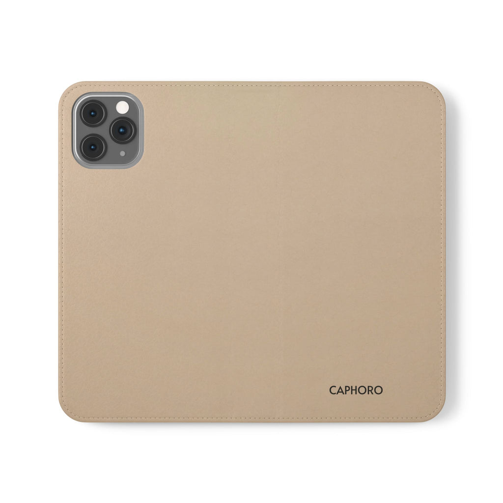 Leather Flip Phone Case with Card Slots — Magnetic Folio Wallet Case