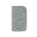 Marbled Teal Flip Phone Case — Textured Wallet Cover with Card Slots