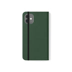Leather Flip Phone Case with Card Slots — Slim Magnetic Wallet Cover