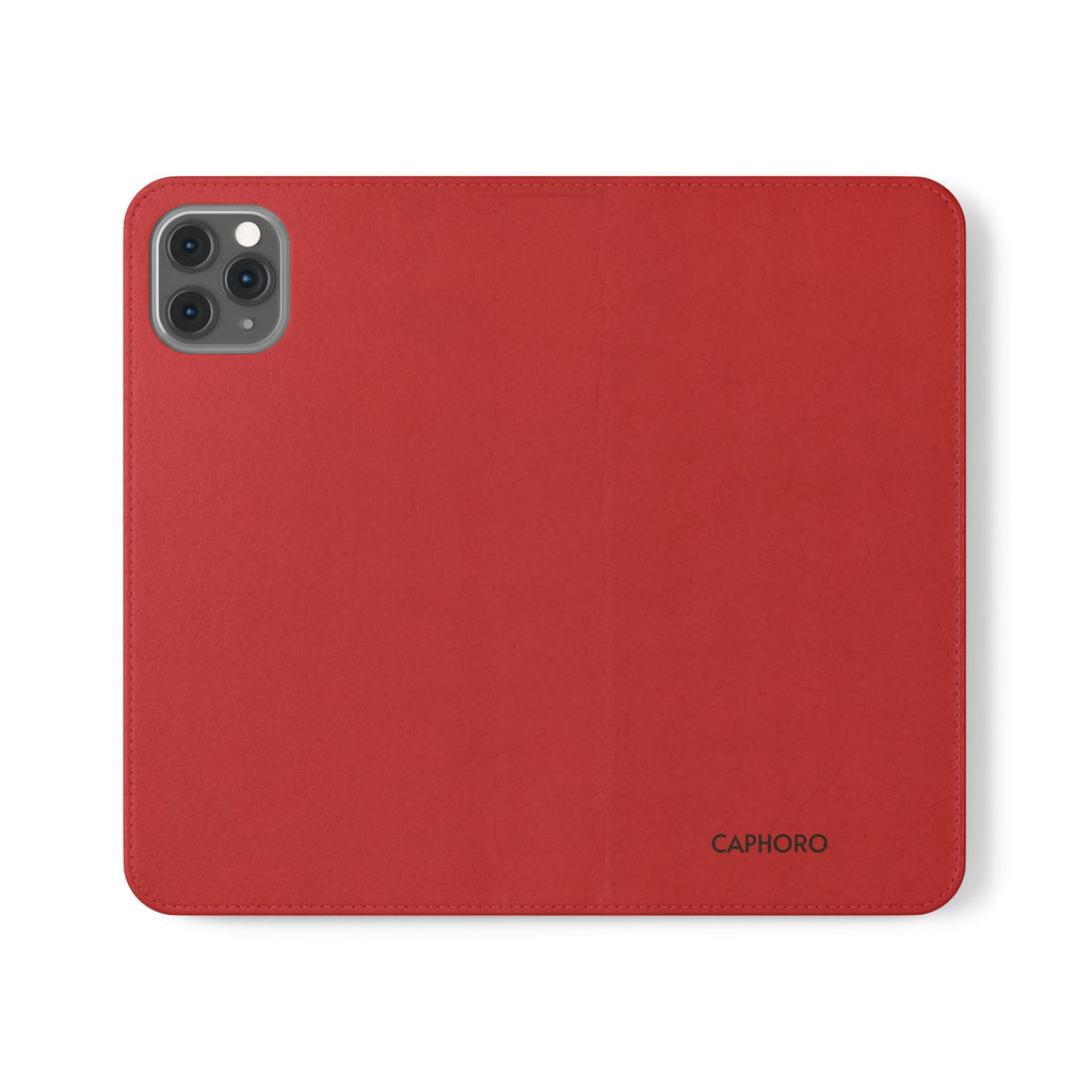 Leather Flip Phone Case with Card Slots — Magnetic Wallet Cover