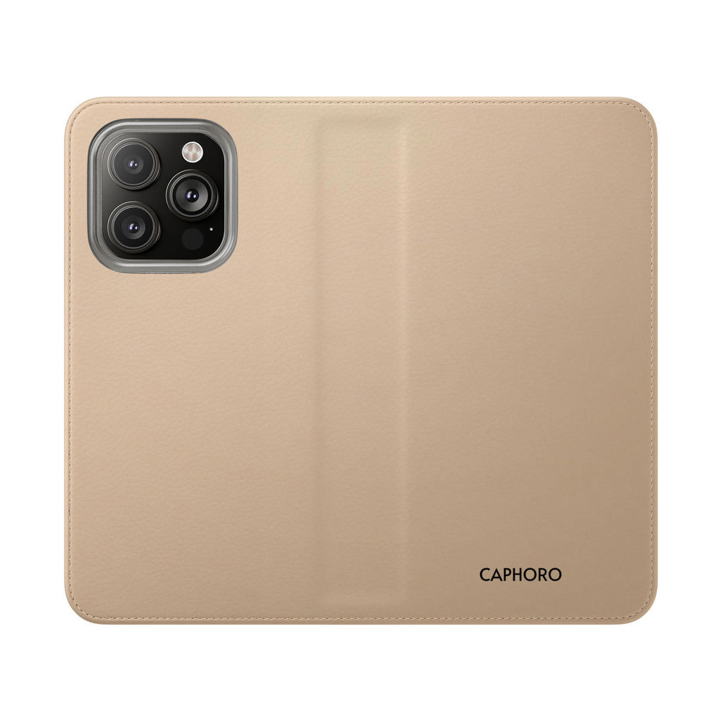 Leather Flip Phone Case with Card Slots — Magnetic Folio Wallet Case