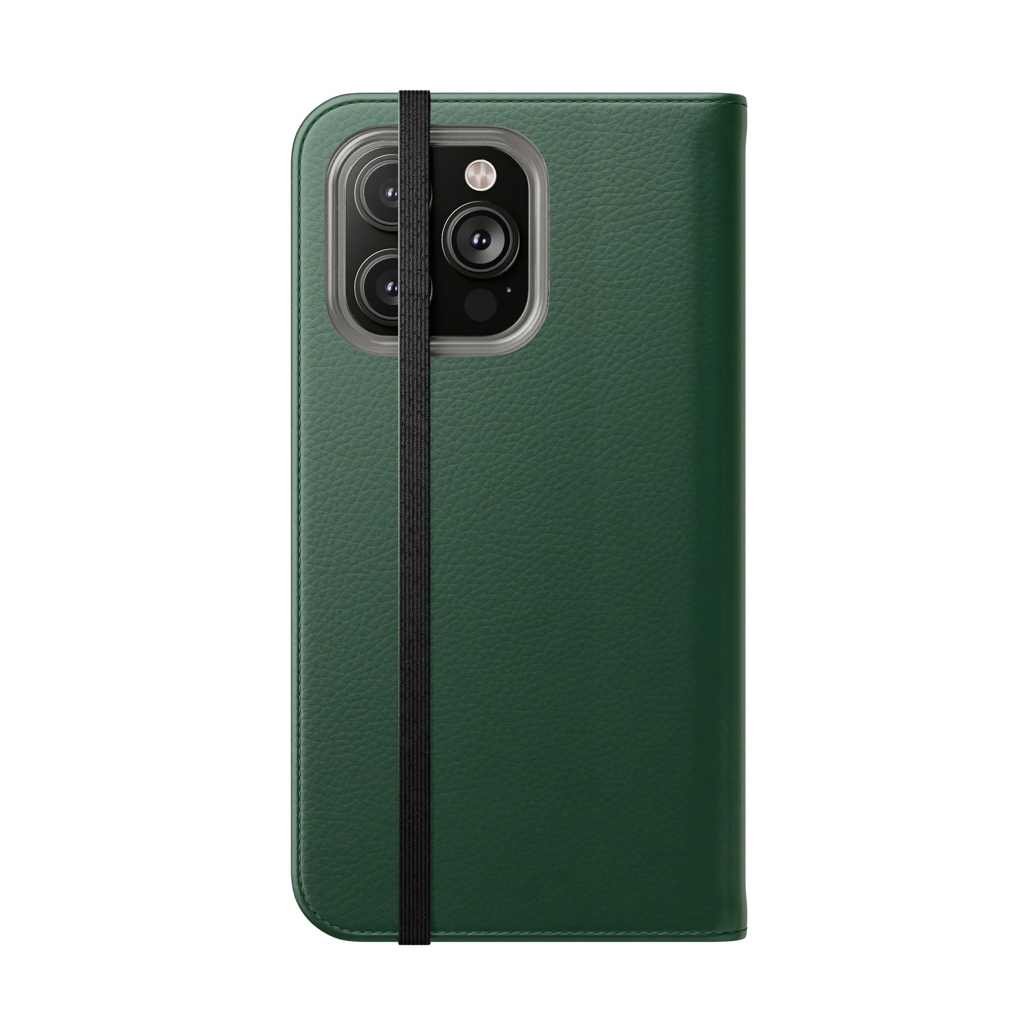 Leather Flip Phone Case with Card Slots — Slim Magnetic Wallet Cover