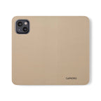 Leather Flip Phone Case with Card Slots — Magnetic Folio Wallet Case