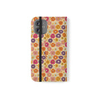 Retro Floral Flip Phone Case — Wallet Flip Case with Card Slots