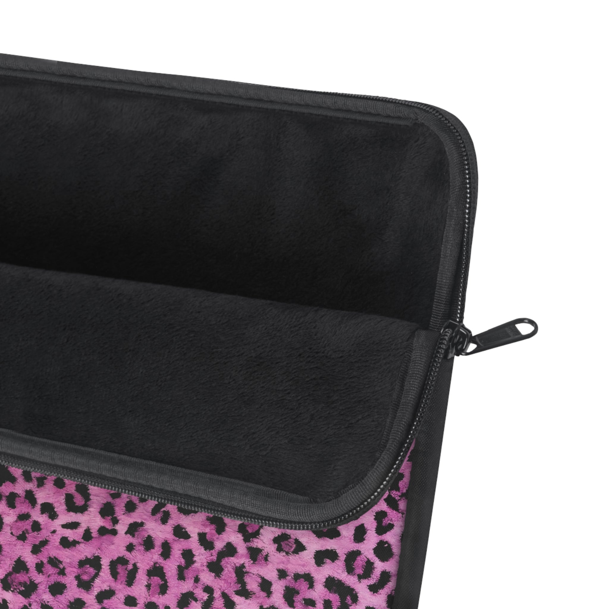 Pink Leopard Laptop Sleeve — Protective Animal Print Case for 13"-15" Laptops