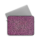 Pink Leopard Laptop Sleeve — Protective Animal Print Case for 13"-15" Laptops