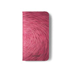 Pink Swirl Fur Flip Phone Case