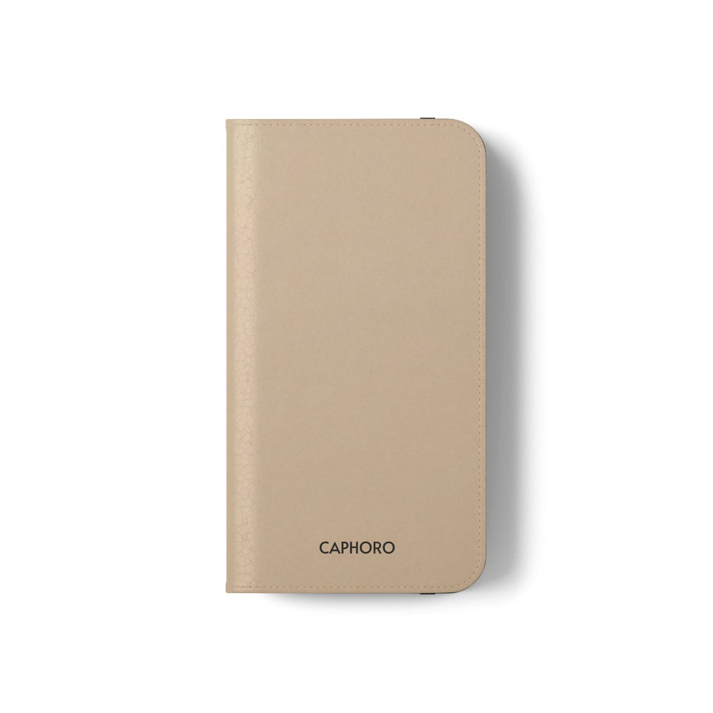 Leather Flip Phone Case with Card Slots — Magnetic Folio Wallet Case