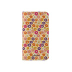 Retro Floral Flip Phone Case — Wallet Flip Case with Card Slots