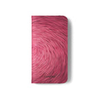 Pink Swirl Fur Flip Phone Case