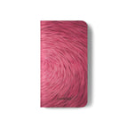 Pink Swirl Fur Flip Phone Case