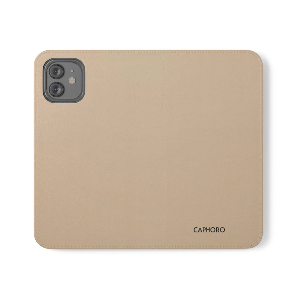 Leather Flip Phone Case with Card Slots — Magnetic Folio Wallet Case