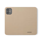 Leather Flip Phone Case with Card Slots — Magnetic Folio Wallet Case