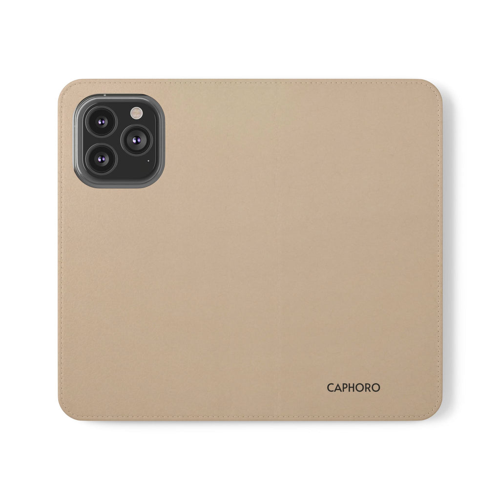 Leather Flip Phone Case with Card Slots — Magnetic Folio Wallet Case