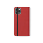 Leather Flip Phone Case with Card Slots — Magnetic Wallet Cover