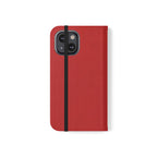 Leather Flip Phone Case with Card Slots — Magnetic Wallet Cover