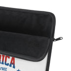 Patriotic America Laptop Sleeve – 'America: Land of the Free' Statue of Liberty Design